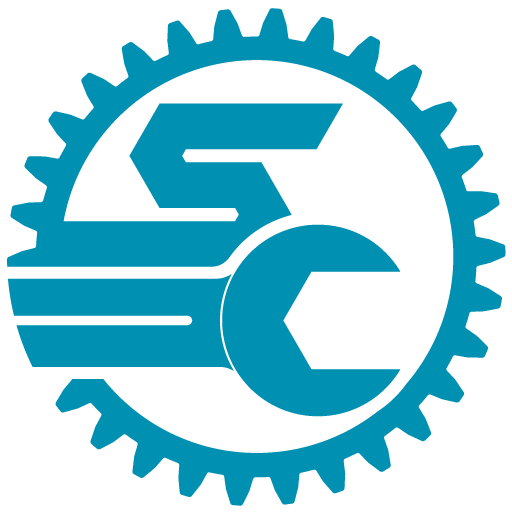 Light Blue Version of SC Auto Works Logo